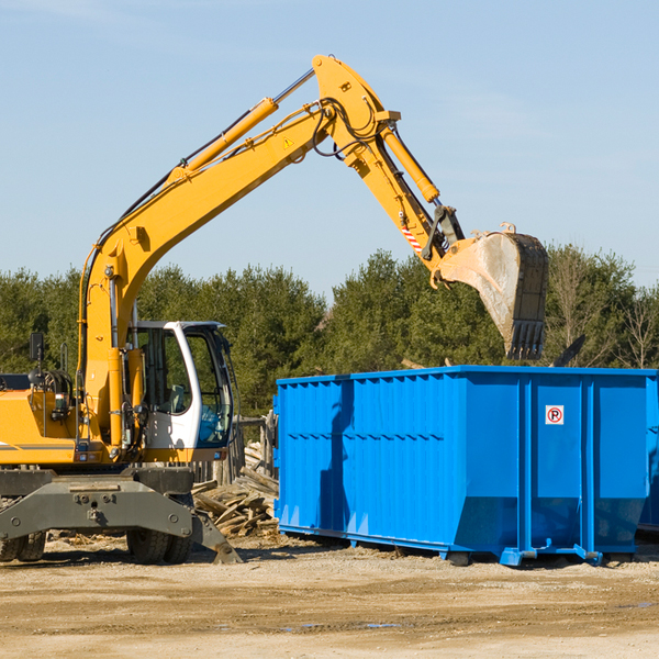 what happens if the residential dumpster is damaged or stolen during rental in Glade PA